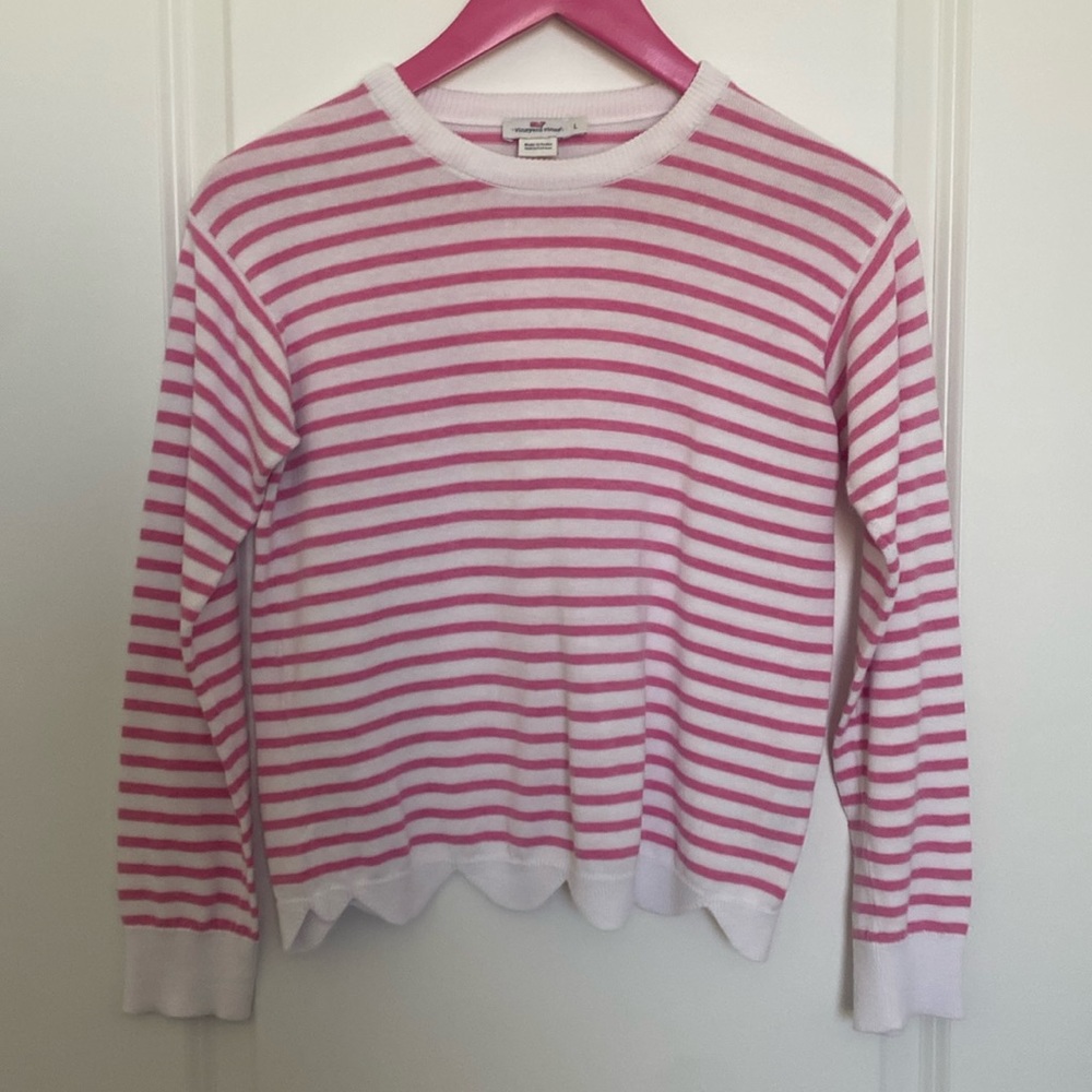Vineyard Vines Pink Striped Shirt